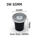 10PCS/lot IP67 Outdoor Lighting 1W3W5W for Garden Yard Step Stairs Floor Deck Recessed Inground Lamps LED Underground Spotlight