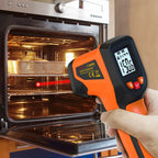 NJTY T600 T600A Digital Infrared Thermometer Gun -58°F to 1112°F (-50℃ to 600℃) Professional Industrial Laser Temperature Gun