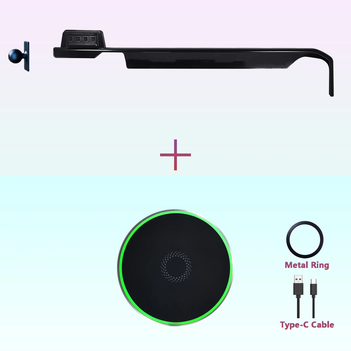 For Chevrolet Silverado 2022 2023 2024 Phone Holder Car Double Bracket Base Magnetic MagSafe Wireless Charging Car Phone Mount