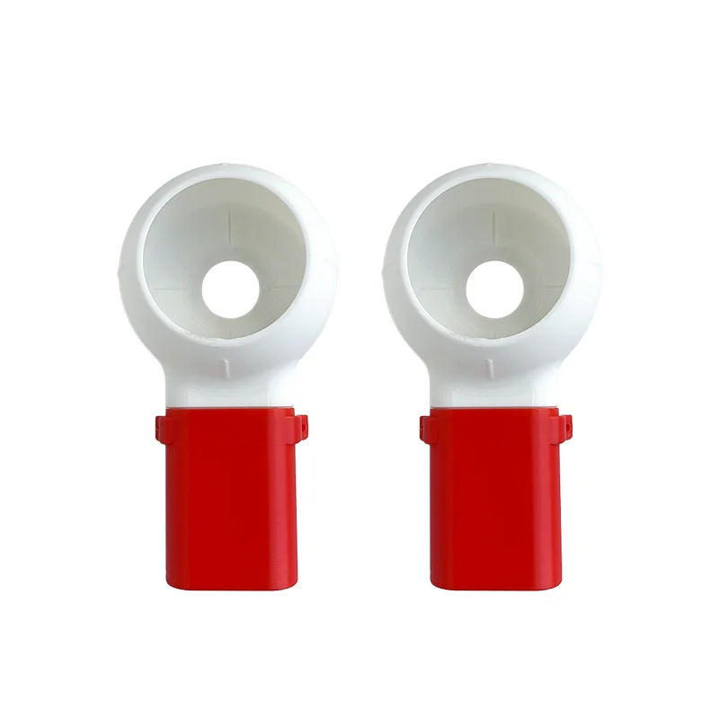 2PCS Red-White