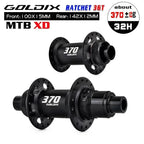 GOLDIX 370 32H Bicycle Hub Sealed Bearing Center Lock Disc Brake J-Bend 32 Holes Ratchet 36T BOOST MTB Hub XD / HG / MS