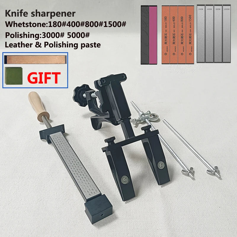 Angle Fixed Knife Sharpener Professional Sharpening Stone Kitchen Grinding System Honing Diamond Grinder Woodwork Tool Whetstone