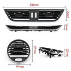 Car Front Dash Air Conditioner AC Vent Grille Outlet Cover Panel For Mercedes Benz CLS W219 CLS55 CLS63 CLS350 CLS500 2007-2009