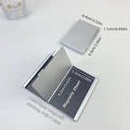 Ultra-Thin Aluminum Dual-Layer Magnetic box DIY Compact - Refillable Case for Eyeshadow & Blush