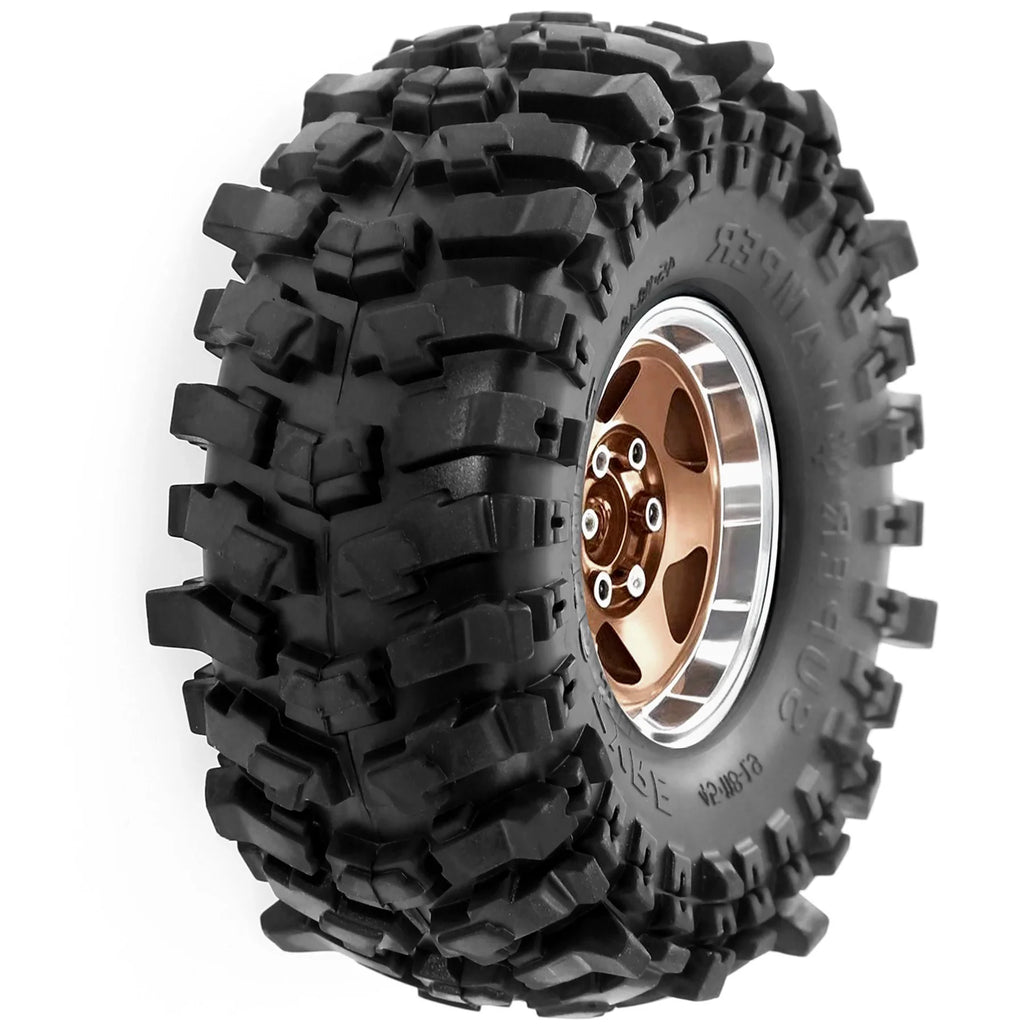 4pcs 1.9 in Wheel Tires for 1/10 TRX4 TRX6 SCX10 SCX10 II 90046 SCX10 III AXI03007 Gen7/8 D90 VS4-10 RC Crawler Car