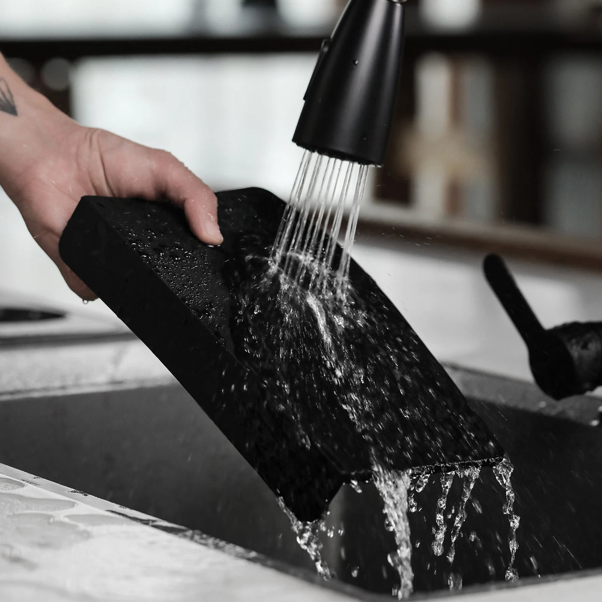 MHW-3BOMBER Espresso Tamping Mat Silicone Tamper Station Pad, Black or Grey, 1pc/2pcs