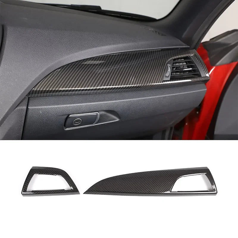 BMW 1/2 Series F20 F21 F22 F23 2012-2018 ABS Carbon Fiber Interior Trim Sticker Set
