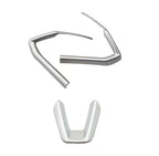 Car Steering Wheel Trim Circle Sequins Cover Sticker for Mazda 2 3 6 Demio CX3 CX-3 CX-5 CX5 CX7 CX9 Axela ATENZA 2017 2018 2019