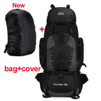 90L Waterproof Hiking Camping Backpack Trekking Bag Rucksack Large Capacity Travel Outdoor Sports Bags Camping Equipment Men