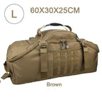 LQARMY Tactical Molle Camping Backpack 45L/80L, Black/Brown/OD Green/OCP Multicam
