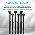 RIRO Bicycle Dropper Seatpost 27.2/30.9/31.6mm 100/125mm Travel Hydraulic Manual Height Adjustable MTB Road Bike Seat Tube