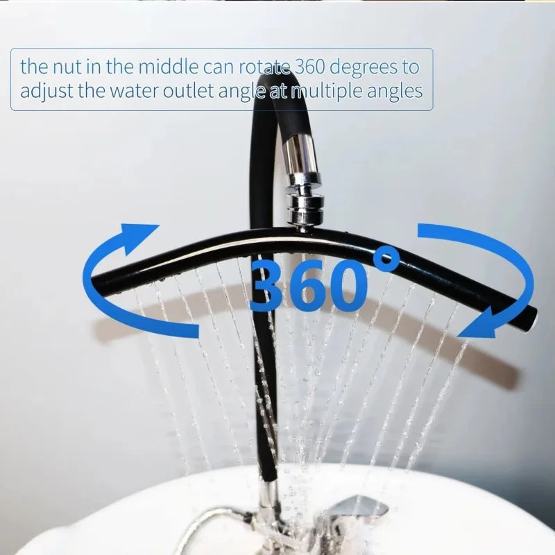 Beauty Salon Head Spa Waterfall Outlet Professional Water  Waterfall Frame for Shampoo Washbasin Sink Accessory