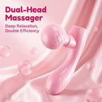 Dual-Head Dual-Motor MINI Massager | Rechargeable Portable Muscle Relaxation Massager & Vibrator for Women