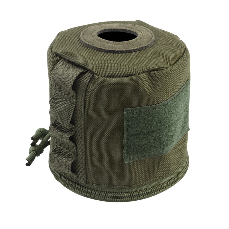 Portable Toilet Paper Roll Holder MOLLE Pouch for Hiking Camping, Black/Camo/Tan