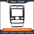 9 Inch For Ford MONDEO 3 2004-2007 Car Radio Android MP5 Player Stereo Casing Frame 2 Din Head Unit Fascia  Dash Board Cover