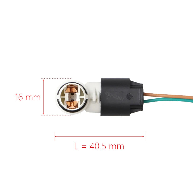 For Mini Cooper Paceman Clubman Side Turn Signal Light Car Bulb Holder T10 Socket Base Connector Wiring Accessories 2PC