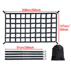 Heavy Duty Roof Rack Cargo Net PVC Webbing Truck Pickup SUV Van Cargo Safetyweb Control Net For Car Roof Car modification parts
