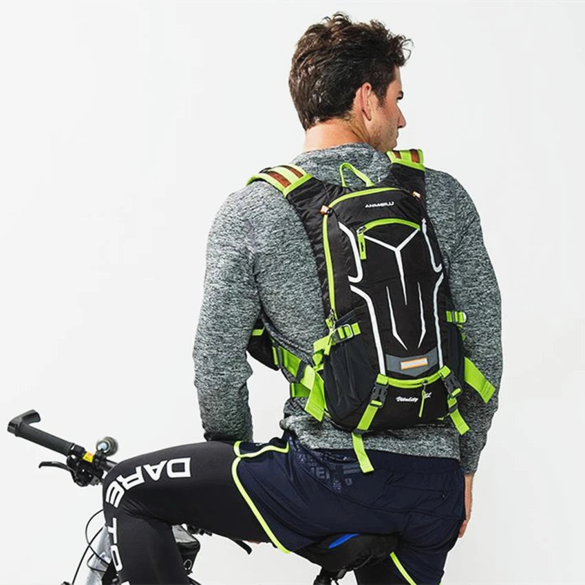 Bike Cycling Backpack Rucksack Bicycle Bag Breathable Riding Camping Running Hydration Vest Backpack Cross Bag Bike Accessories