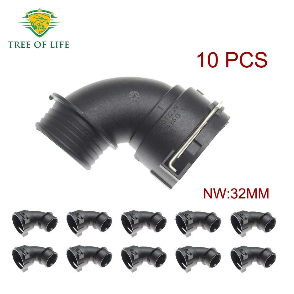 Engine Coolant Hose Connector For AUDI A3 8P S3 2.0 TT TTS Seat Altea Leon Skoda Octavia II Yeti Superb 3B0122291H 3B0 122 291 H