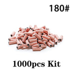 1000pcs 3mm Mini Zebra Nail Sanding Bands Electric Machine Nail Drill Bit UV Gel Acrylic Polish Remover For Nails Accessory Tool