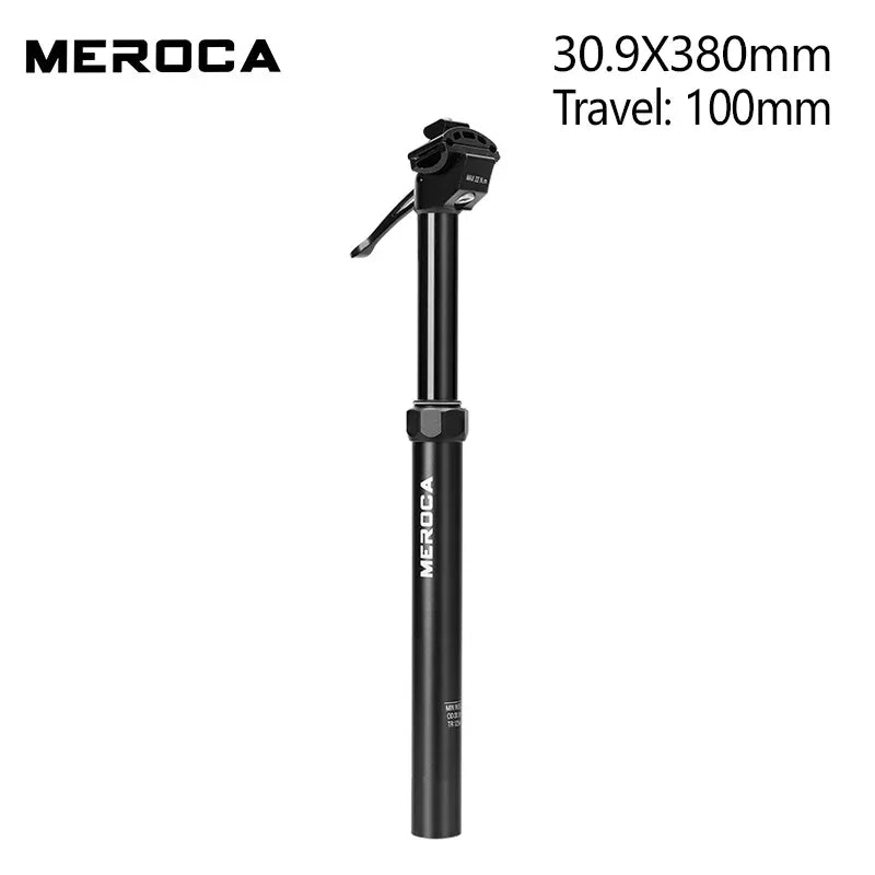 MEROCA Bicycle Dropper Seatpost 27.2mm/30.9mm/31.6mm Hydraulic Height Adjustable Road Bike Seat Post Mountain Bicycle Seat Tube