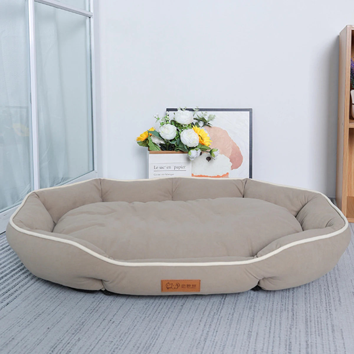 Cream-coloured / L-70x50cm