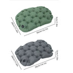 Foldable Inflatable Seat Cushion Moisture-proof Space-saving 3D Air Seat Cushion Waterproof Lightweight Camping Chair Pad Hiking