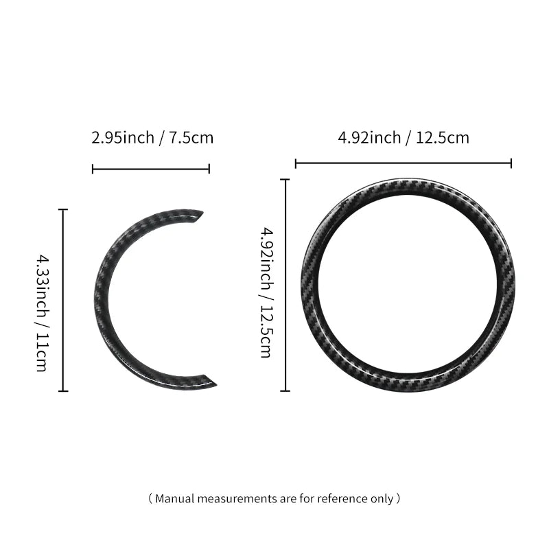 Car Tachometer Decoration Ring For Mini Cooper S F56 F55 F54 F60 Clubman Countryman Dashboard Panel Frame Cover Trim Accessories