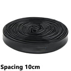50/100m Drip Tape 16mm PE Tubing Spacing 10-40cm for Garden Greenhouse Watering Farm Agricultural Irrigation Soaker Hose Dripper