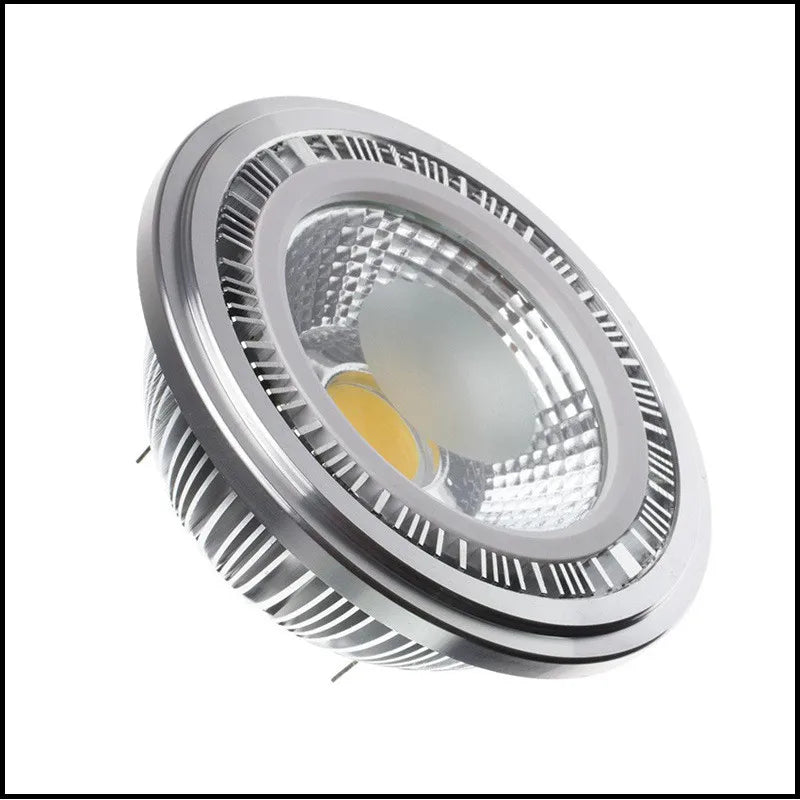 Dimmable LED AR111 Lamp 10W GU10 G53 Base Substitute Halogen Lamps 15W LED Downlight ES111 Bulbs COB Spotlight 85-265V/DC12V