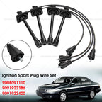 Ignition Spark Plug Wires Set for 1997-2001 Toyota Camry Solara Rav4 2.2L 90080-91110 90919-22386 90919-22400