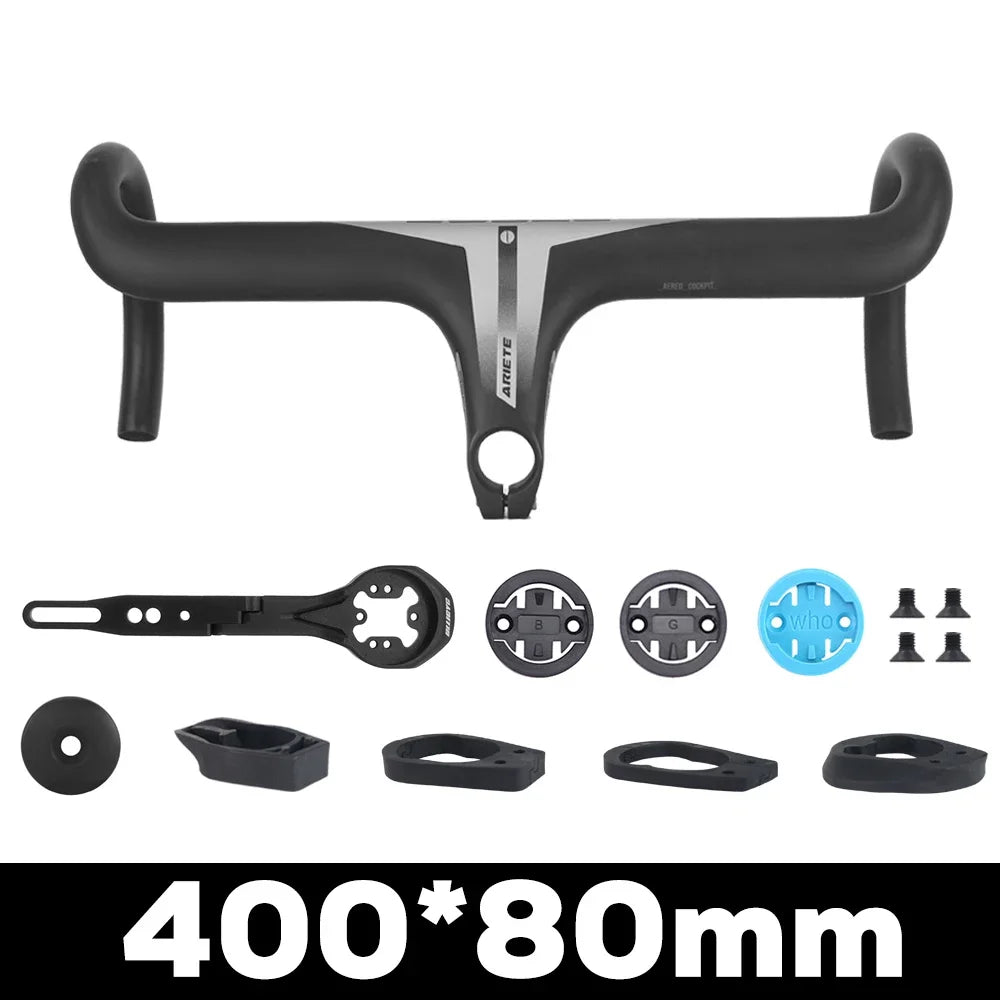 JAVA Ariete T1000 full carbon fiber road bike integrated handlebar 28.6mm, 80-110x380-440mm