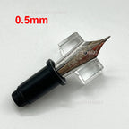 Smooth WingSung 630 Large N0.8 Iraurita White Gold EF/F/M/B Nib Grip Section For WingSung 630 Fountain Pen Accessories Gift