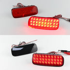 2X Red LED Rear Bumper Reflector Light 6340E6,6340E7 For Citroen C1 C5 For Peugeot 107 206 607 Expert For Fiat Scudo 2007-up