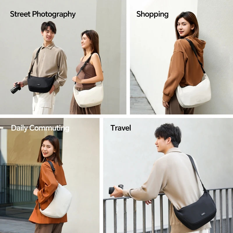Ulanzı HMN1 Lunar Camera Sling Bag Photography Crossbody Bag for Canon Sony Nikon DSLR Camera Lens with Mini Pouch Divider