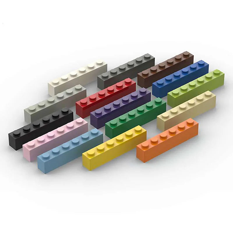 20pcs/lot Bulk Blocks Building Bricks Thick 1X6 Educational Assemblage Construction Toys for Children Size Compatible With 3009