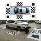 Car panoramic 3D 2D Calibration Cloth 360-degree Camera Surround Bird's-eye View System Debugging Cloth Special 4 Pieces/set