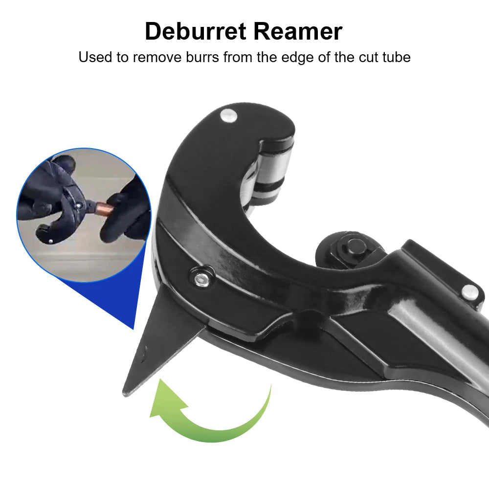 Bearing-type Pipe Cutter with Deburring Tool Pipe Cutter 3-35mm for Copper Stainless Steel Hose Water Pipe Cutting