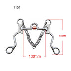 Professional Horse Bit Stainless Steel Chain Horse Snaffle Bit Equestrian Harness Equipment Product