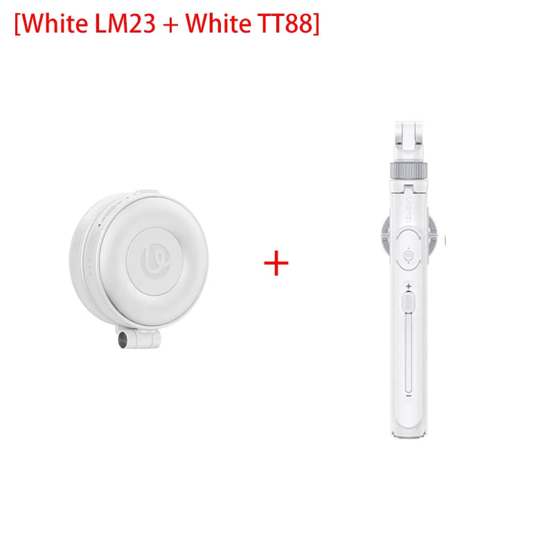 Ulanzi LM23 Magsafe Pocket LED Light Foldable Video Light 360 Adjustable 2500-8500K Bi-color for Iphone 17 16 Android Phone Live