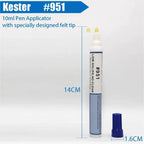 10ml Soldering Rosin Flux Pen 951 Low Solid Non clean DIY Kester Solder Power Cleaning free Welding Pen