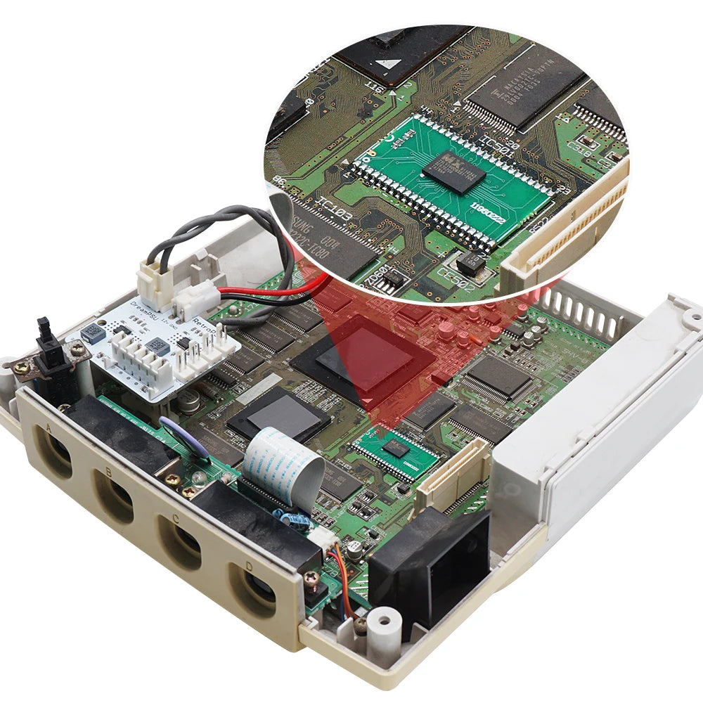 2.5" SATA Hard Disk Adapter Game Converter For Sega Dreamcast Console Support DC VA0 VA1 Motherboard Bios Mod