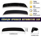 2Pcs For Dodge Durango 2021-2025 LED Side Marker Lights Front Bumper Fender Turn Singal Lamps White Car Accessories OEM#68476819