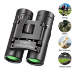 1000X25 Powerful Binoculars Long Range Folding Mini Telescope BAK4 FMC Optics For Hunting Sports Outdoor Camping Travel