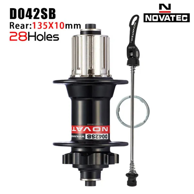 Novatec Mountain Bike Hub D041SB D042SB 28/32/36 Holes Disc Card Brake MTB Bicycle Hub Bearing Front/Rear 8/9/10/11 Speed