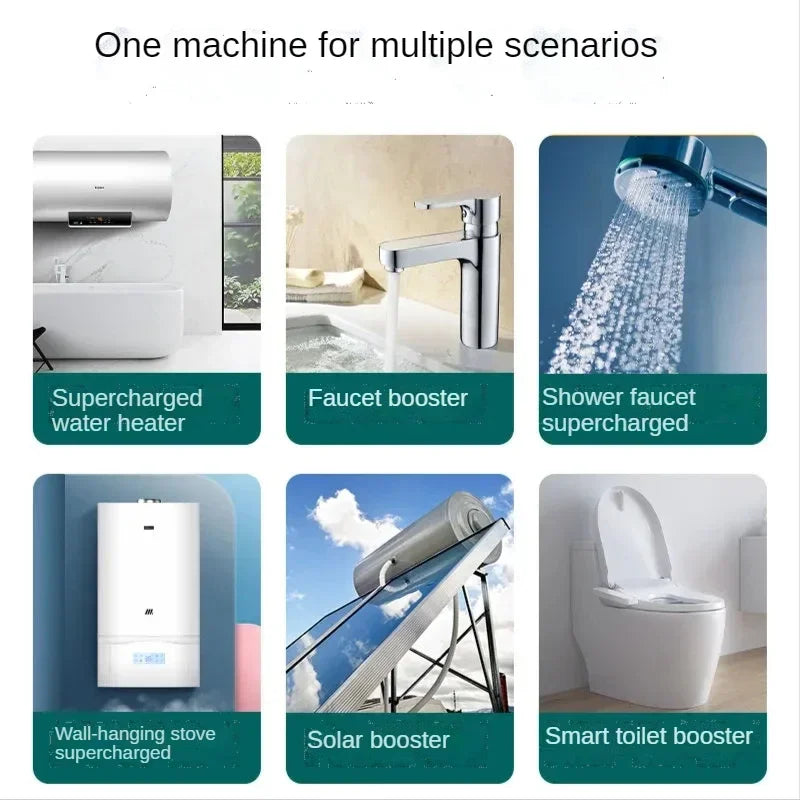 2024 New Upgraded Automatic Booster Pump 180W 24V Brushless Water Pump Home Shower Water Heater Added Water Pressure Silent Pump