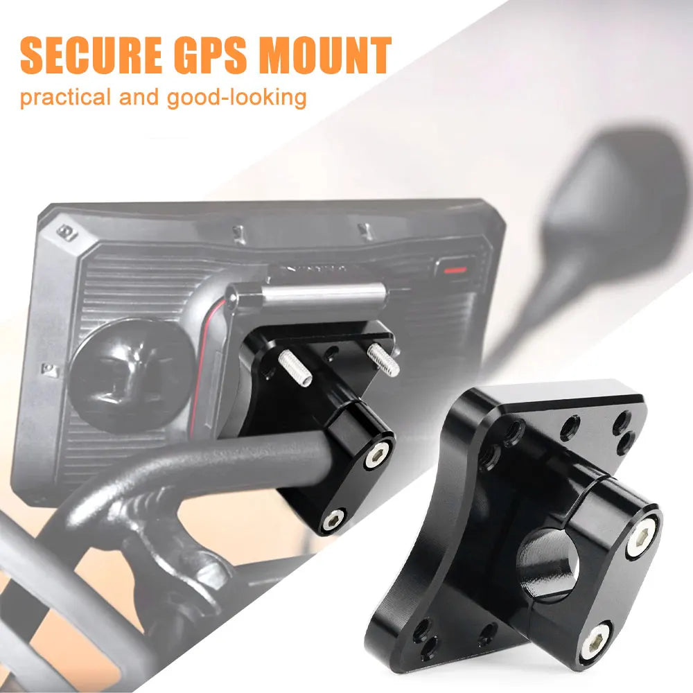 Motorcycle GPS R12 Mount 12mm Bar Clamp AMPS Bracket For Yamaha Tenere700 Super Tenere XTZ1200 T700 World Raid Aprilia Tuareg660