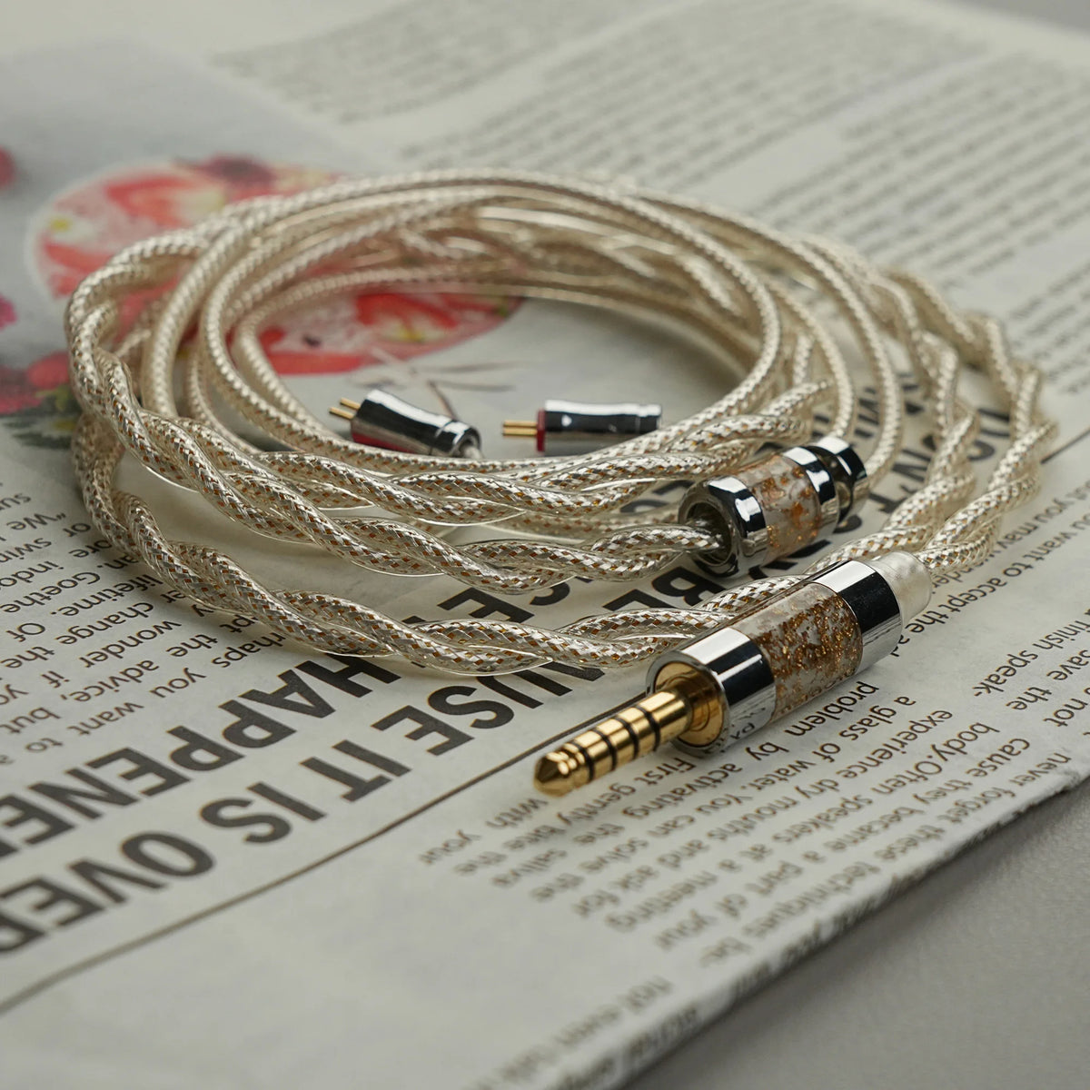 Trusted-PB01 OCC Copper Shield + Copper Alloy Conductor｜Precision Anti-Interference Headphone Cable with 2pin/MMCX/Dual 3.5mm