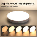 10000mAh Rechargeable LED Ceiling Light Smart Radar Motion Sensor Ceiling Lamp Wireless Remote Control No Wiring 3 CCT