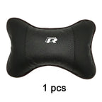 Leather car pillow headrest,car accessories,for Volkswagen Rline Polo Touran Tiguan Jetta Golf Passat